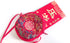 Red Shoulder Bag with Traditional Embroidery